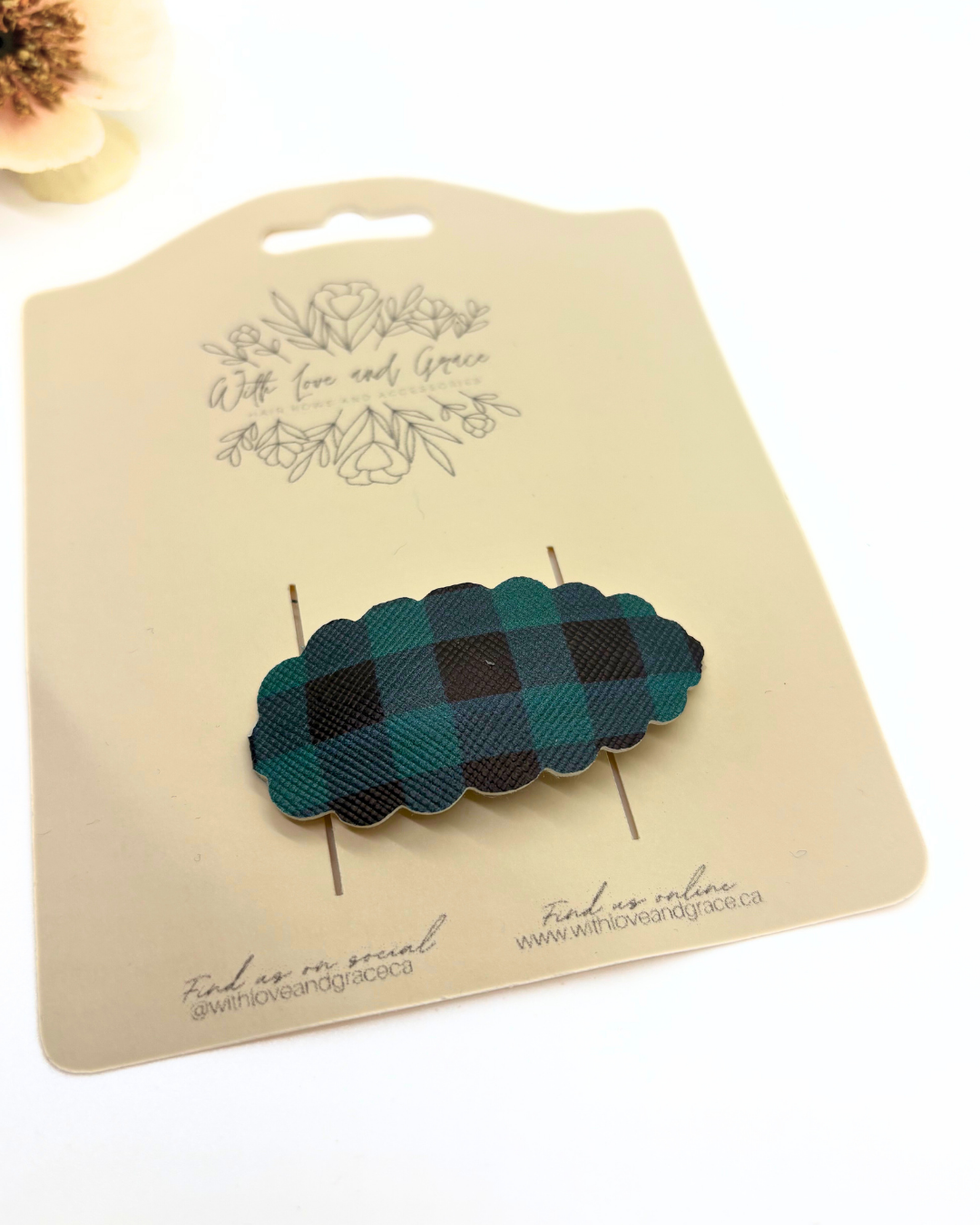 Mad for Plaid Snap Clips