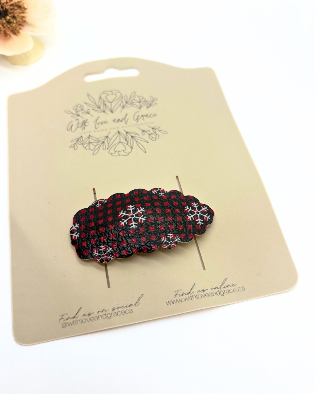 Mad for Plaid Snap Clips