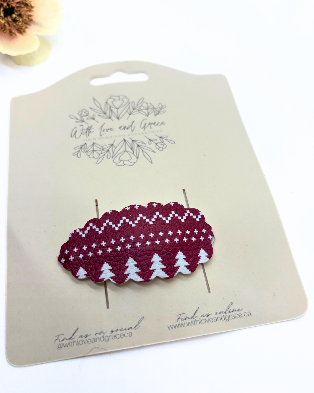 Ugly Christmas Sweater Snap Clips