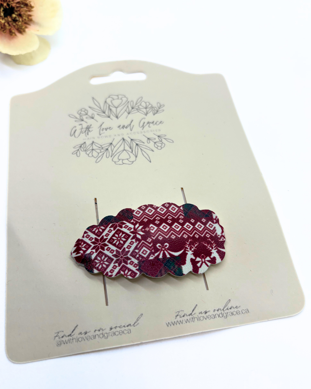 Ugly Christmas Sweater Snap Clips