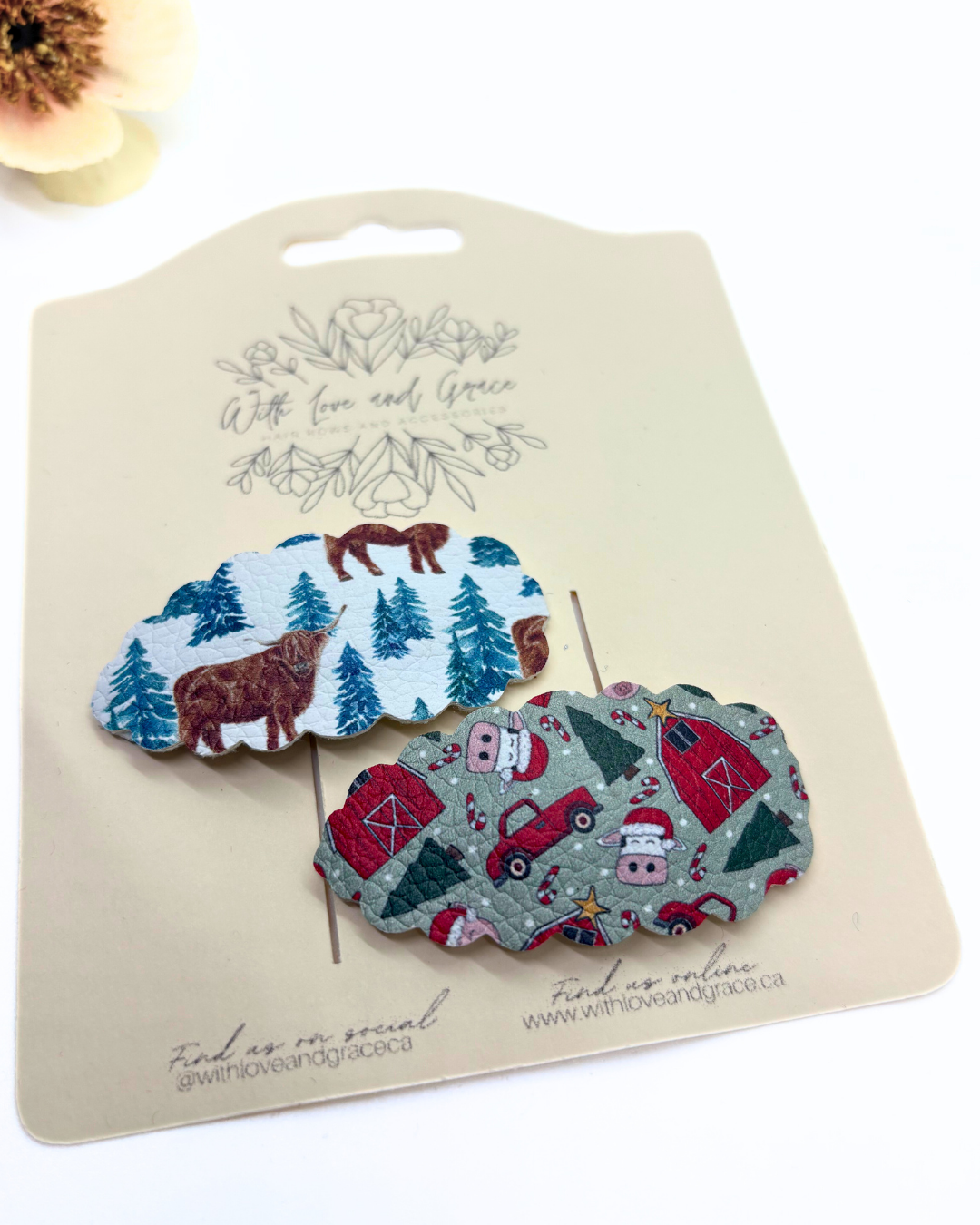 Christmas on the Farm Snap Clips