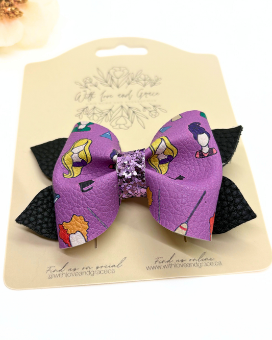 Witch Sisters Pinch Bow