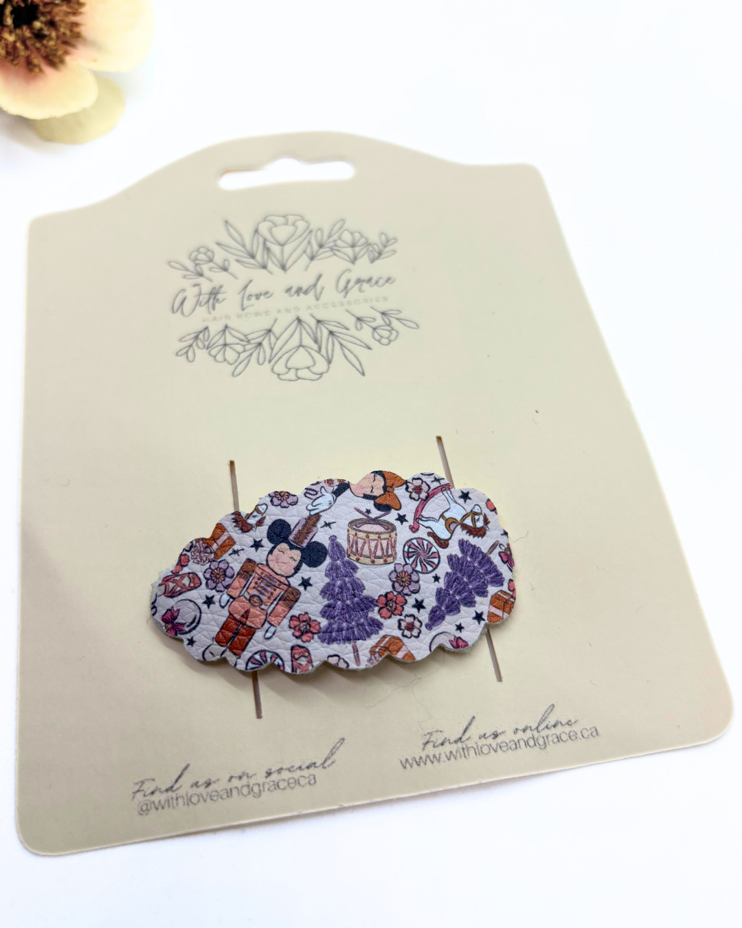 Mouse and Friends Christmas Snap Clips