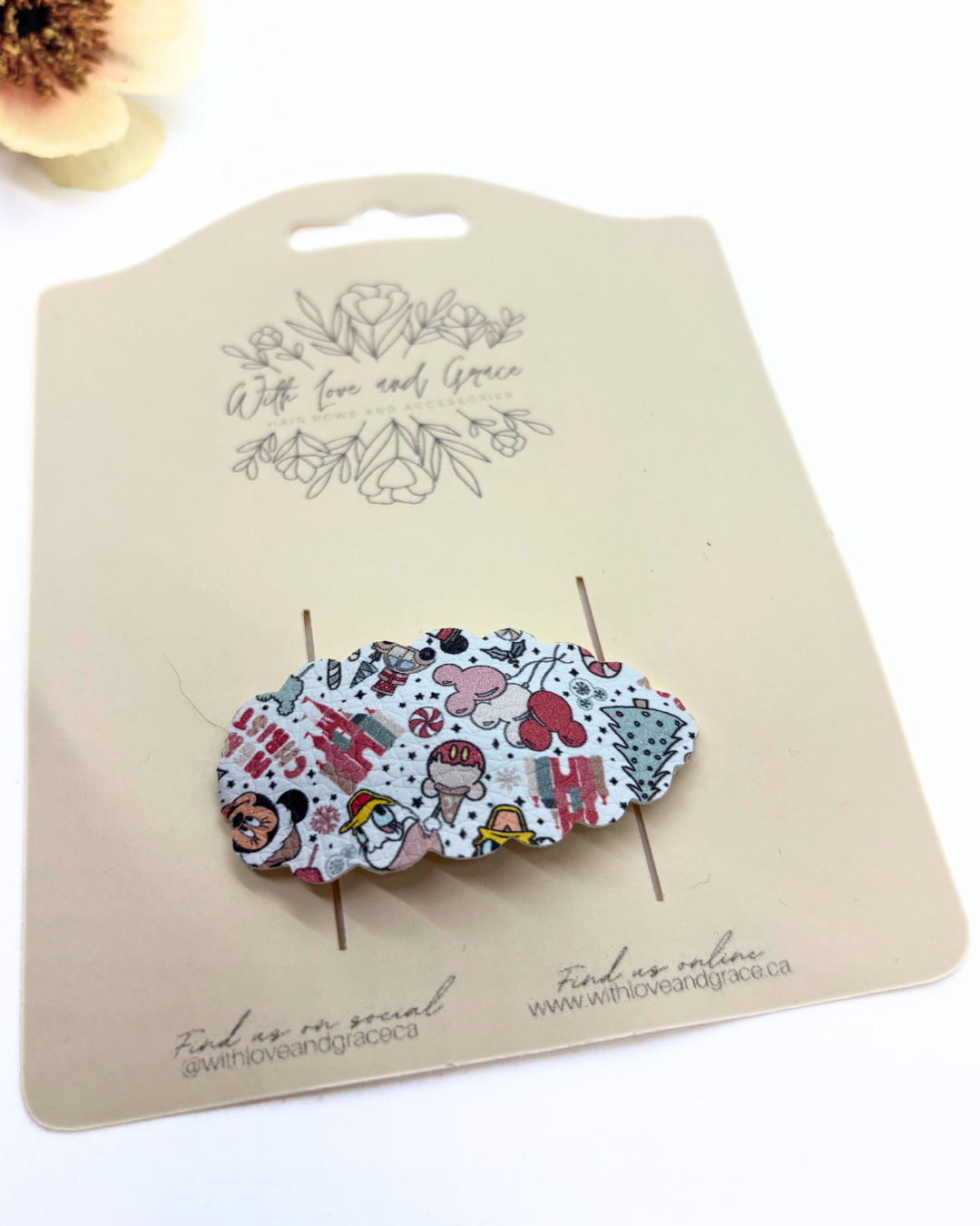 Mouse and Friends Christmas Snap Clips