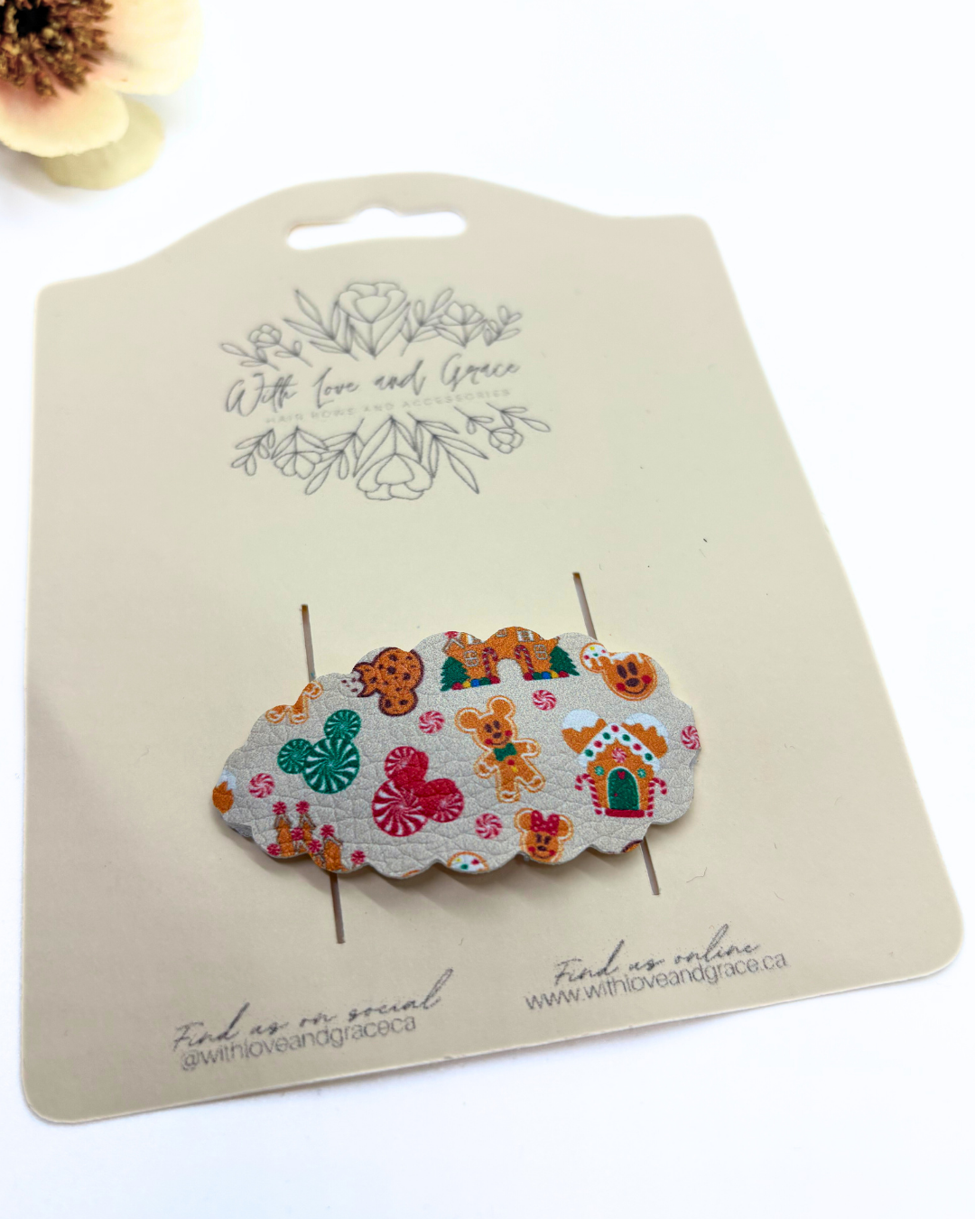 Mouse and Friends Christmas Snap Clips