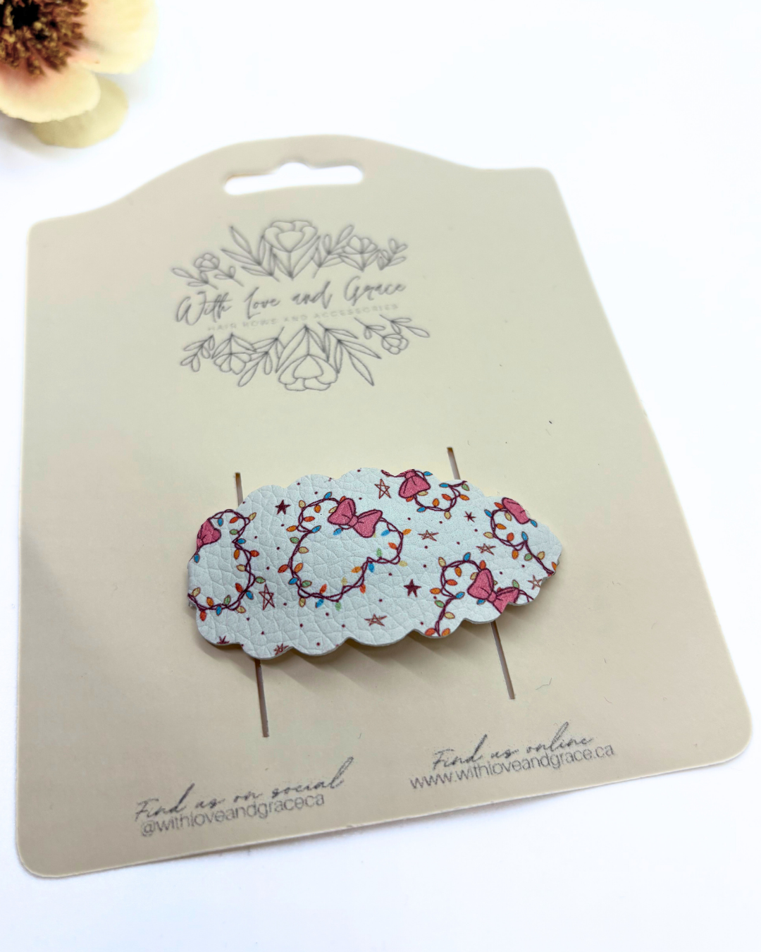 Mouse and Friends Christmas Snap Clips