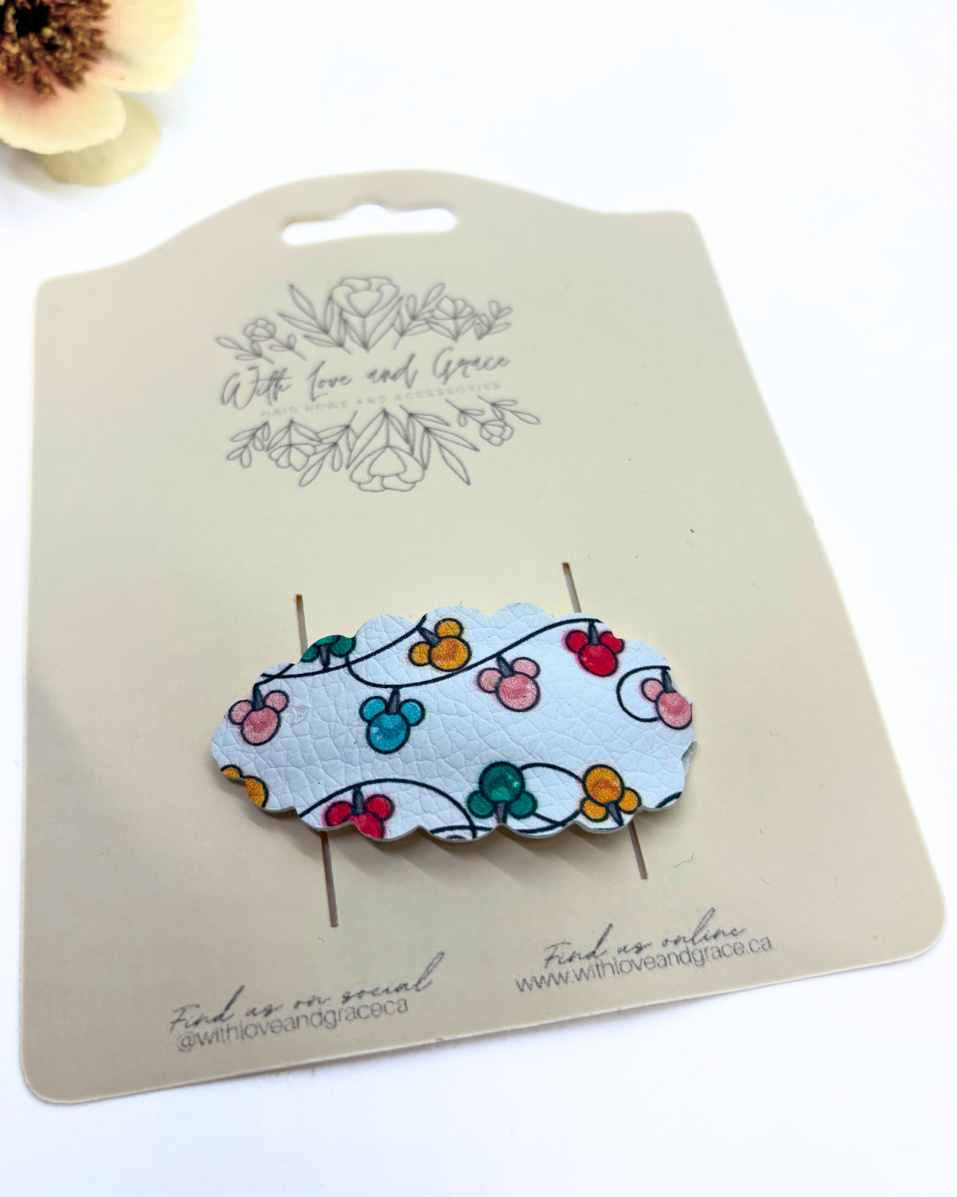 Mouse and Friends Christmas Snap Clips