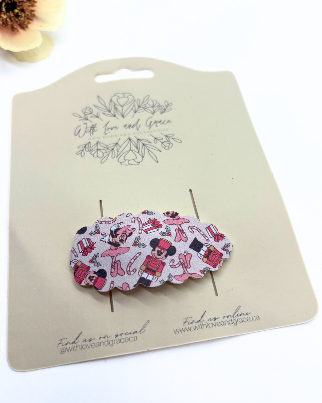 Mouse and Friends Christmas Snap Clips