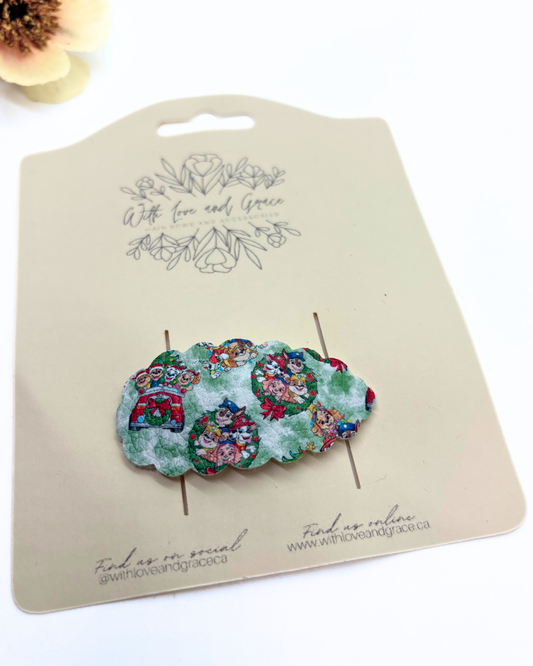 Rescue Pups Christmas Snap Clip