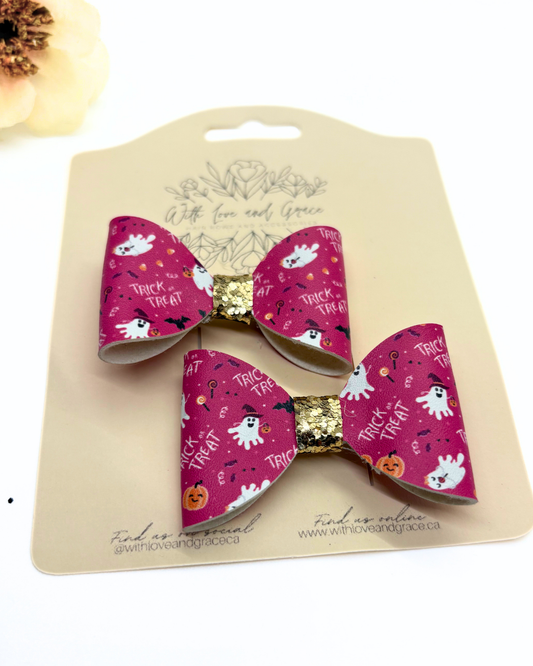 Trick or Treat Classic Piggy Bow