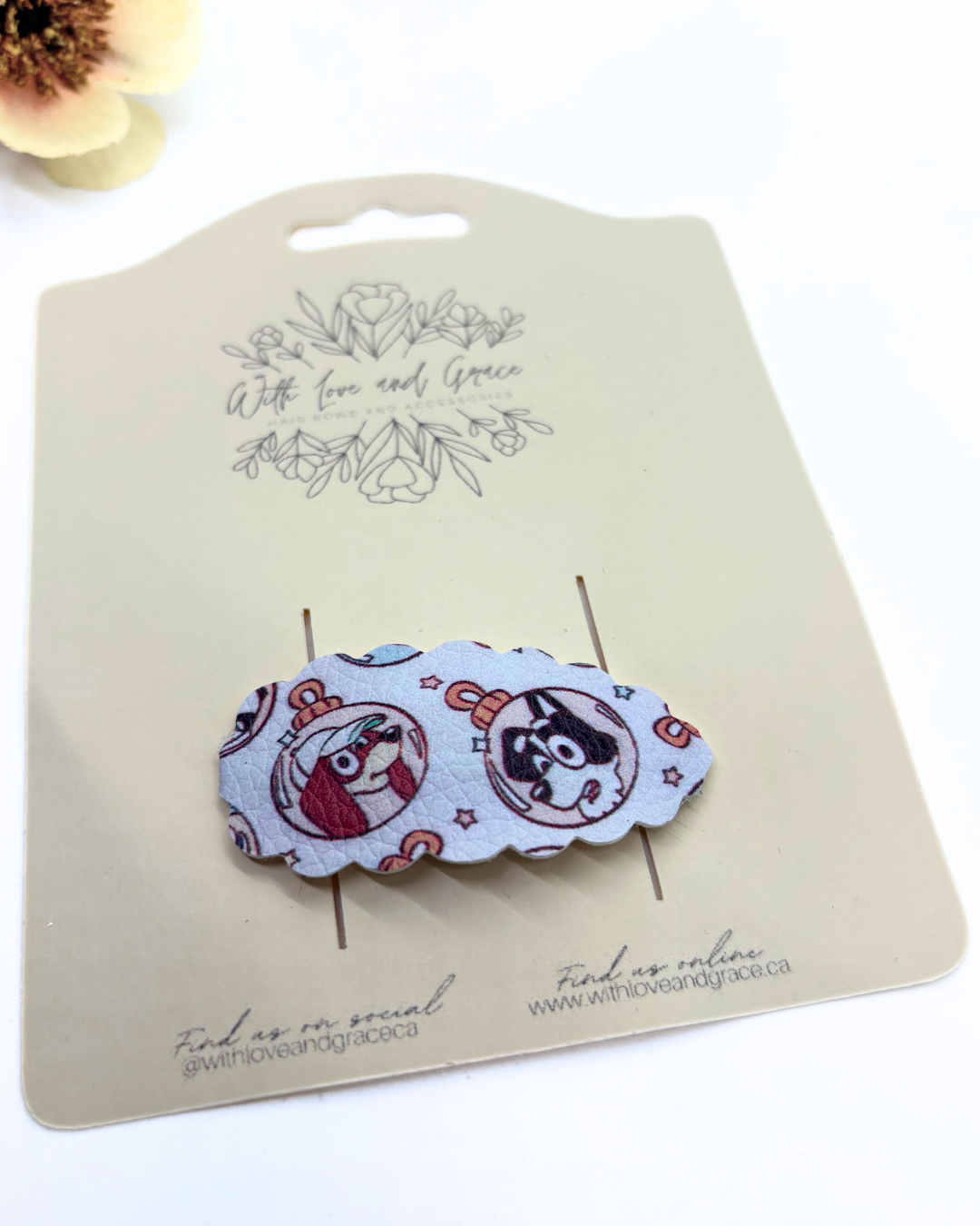 Blue Heeler Christmas Snap Clips