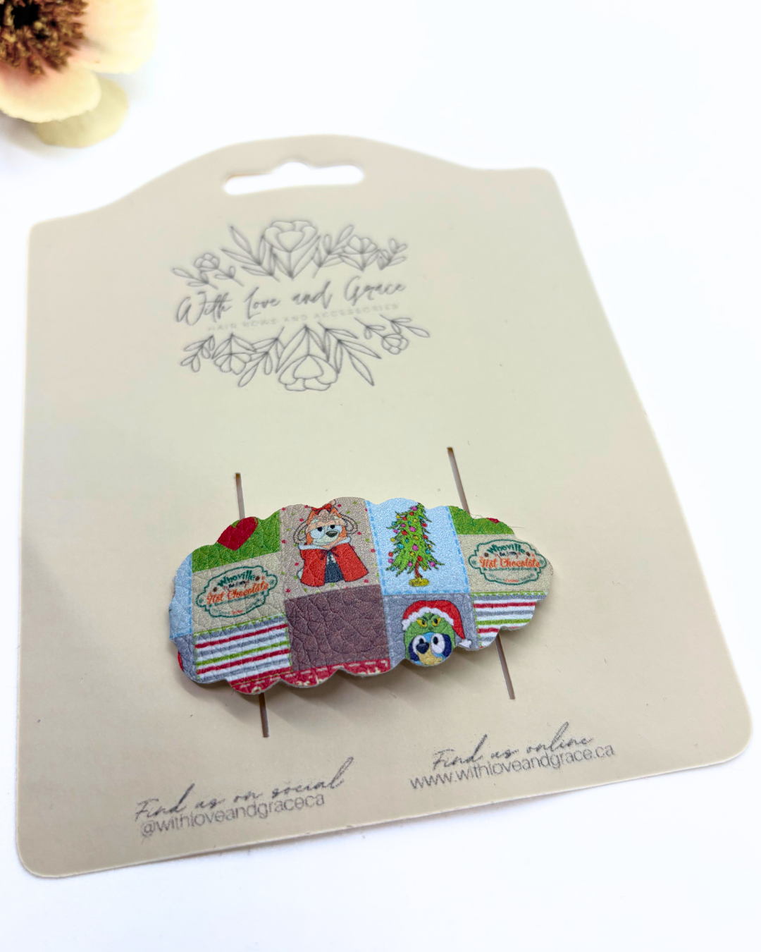 Blue Heeler Christmas Snap Clips