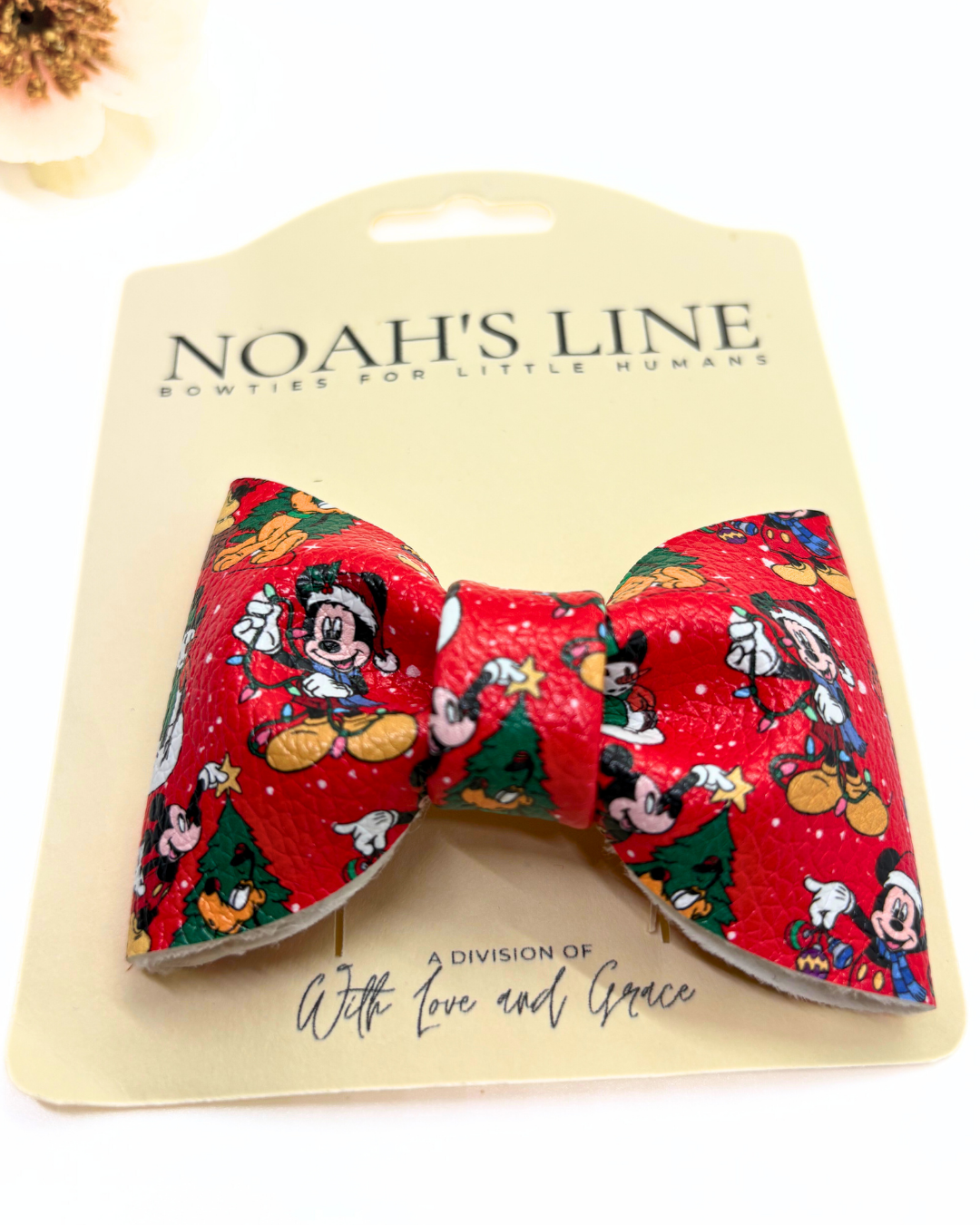 Mouse and Friends Christmas Bow Tie