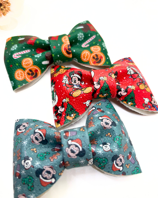 Mouse and Friends Christmas Bow Tie