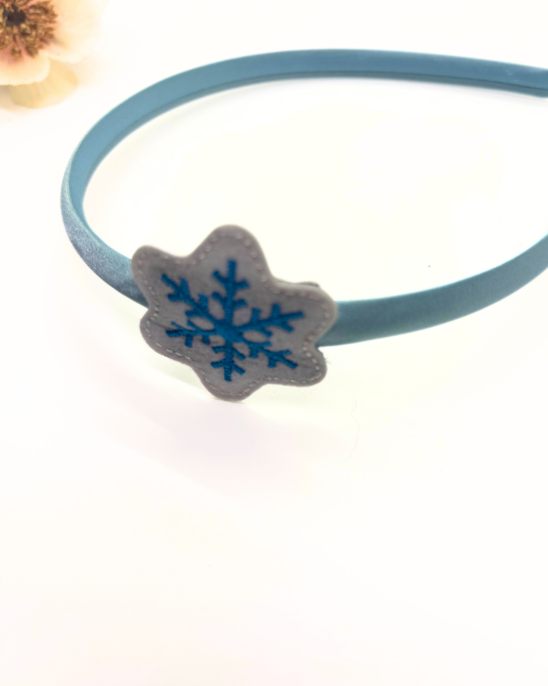 Embroidered Christmas Patch Headband