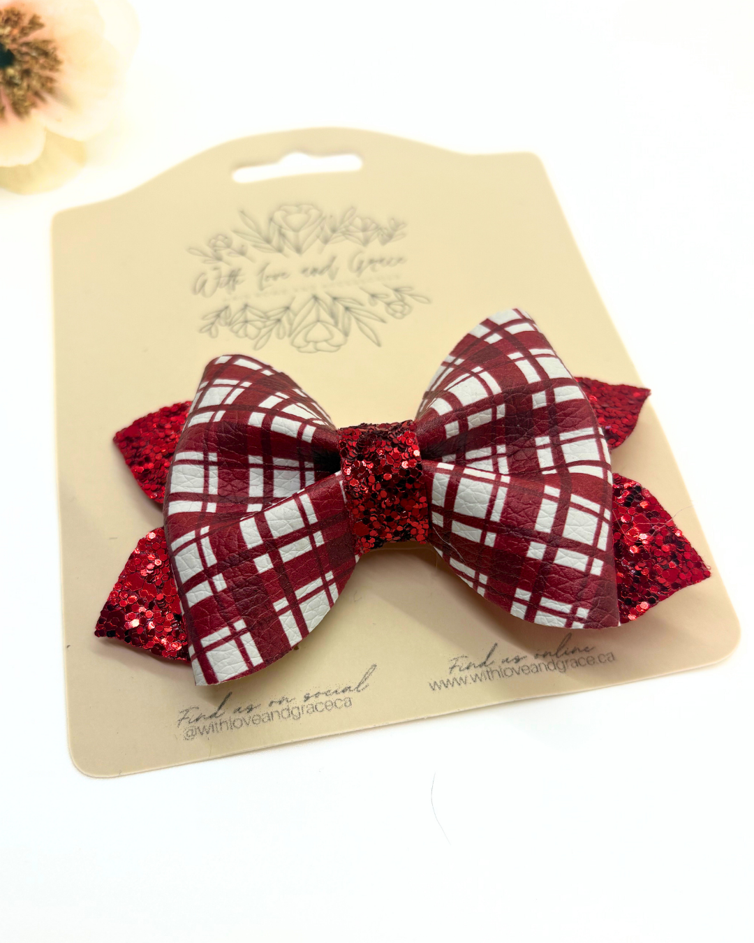Mad for Plaid Pinch Bows