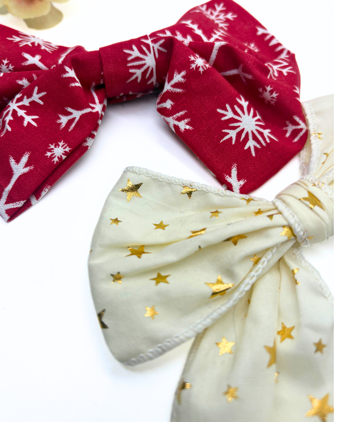 Starry Night Fabric Hairbow