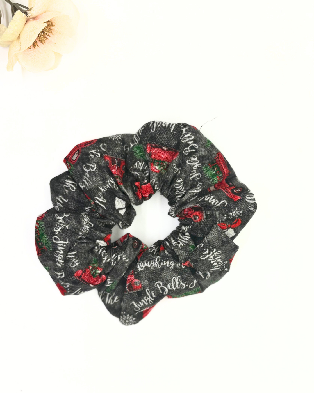 Cotton Christmas Scrunches - **On Sale**