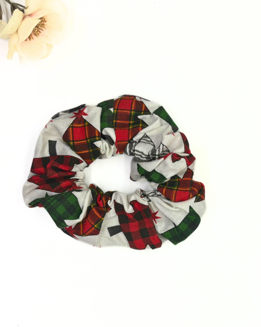 Cotton Christmas Scrunches - **On Sale**