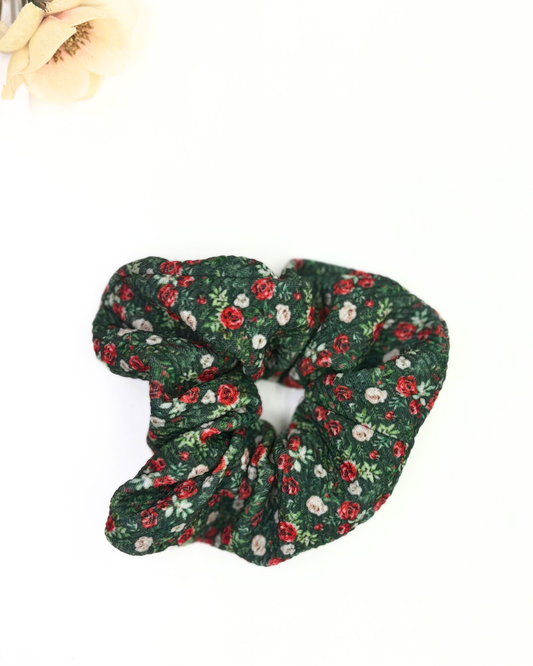 Christmas Floral Scrunhies