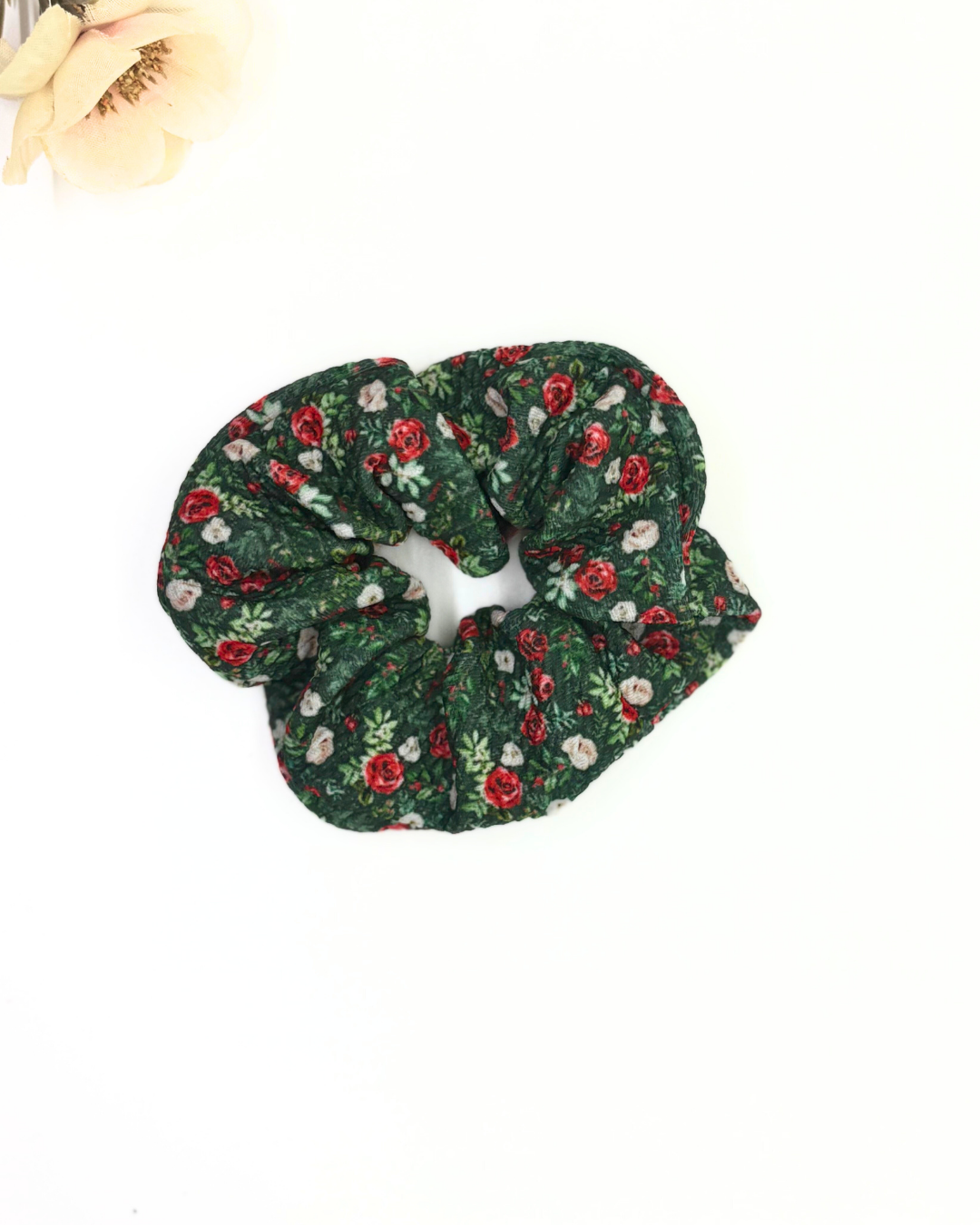 Christmas Floral Scrunhies