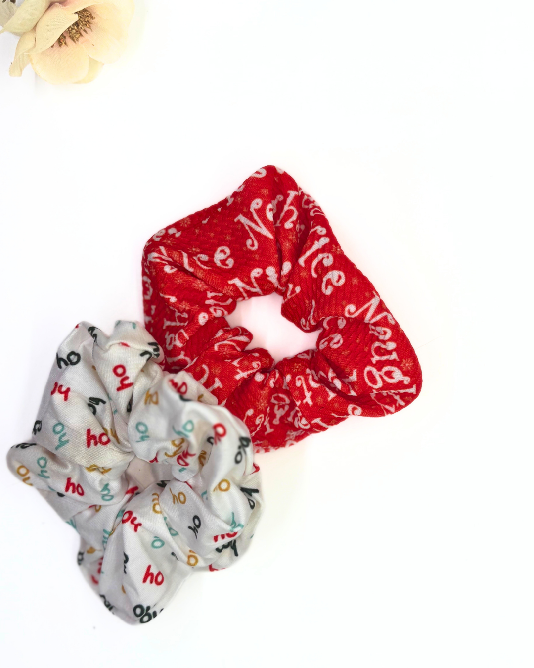 Christmas Sayings Christmas Scrunchies