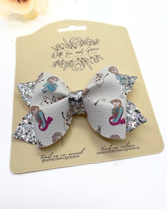 Ice Princess Pinch Bow