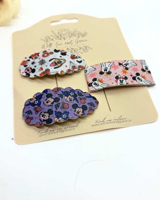 Mouse Halloween Snap Clips