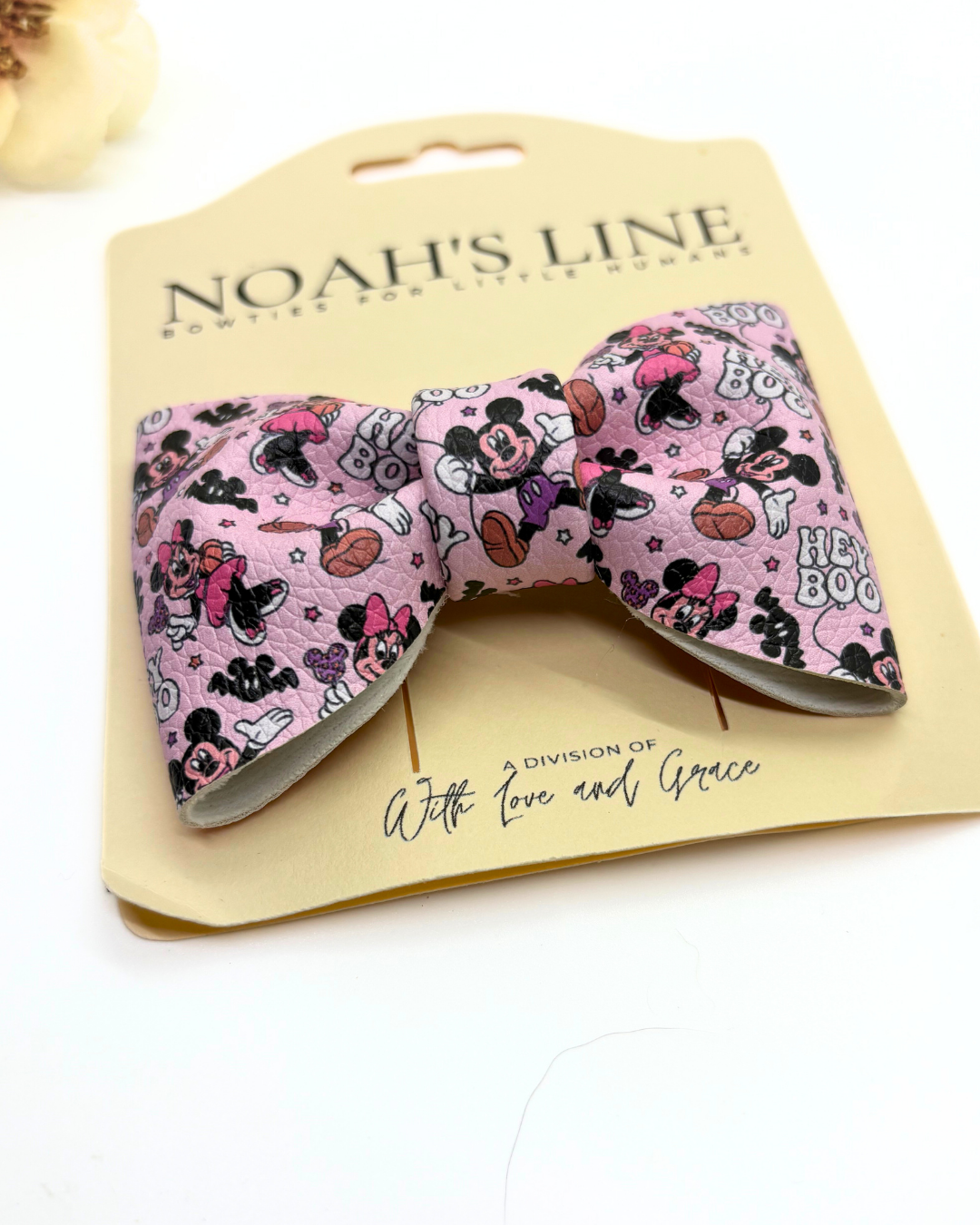Mouse Hey Boo Bow Tie