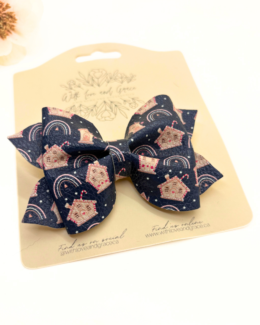 Starry Night Pinch Bow