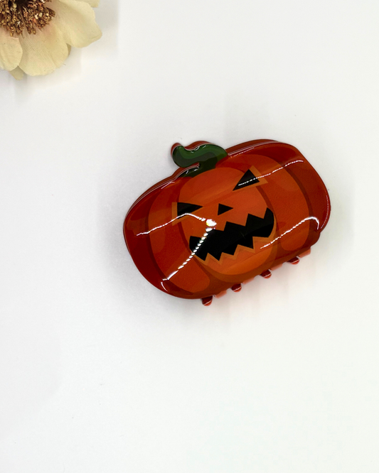 Pumpkin Claw Clip