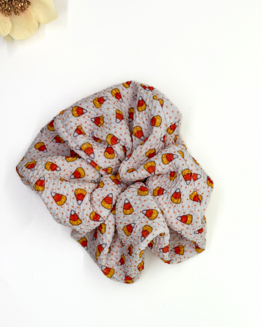 Candy Corn Scrunchies