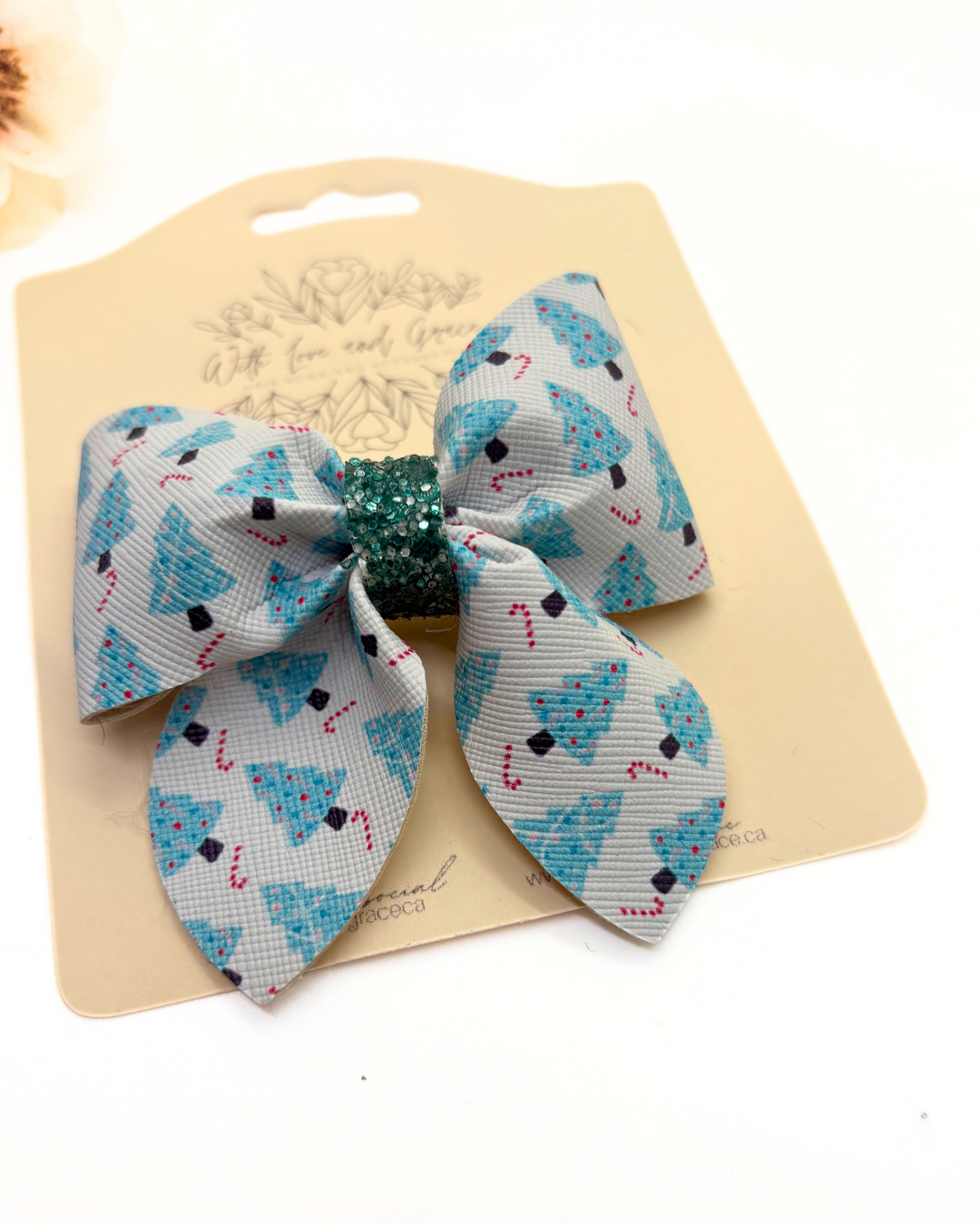 Christmas on the Farm Sailor Bow