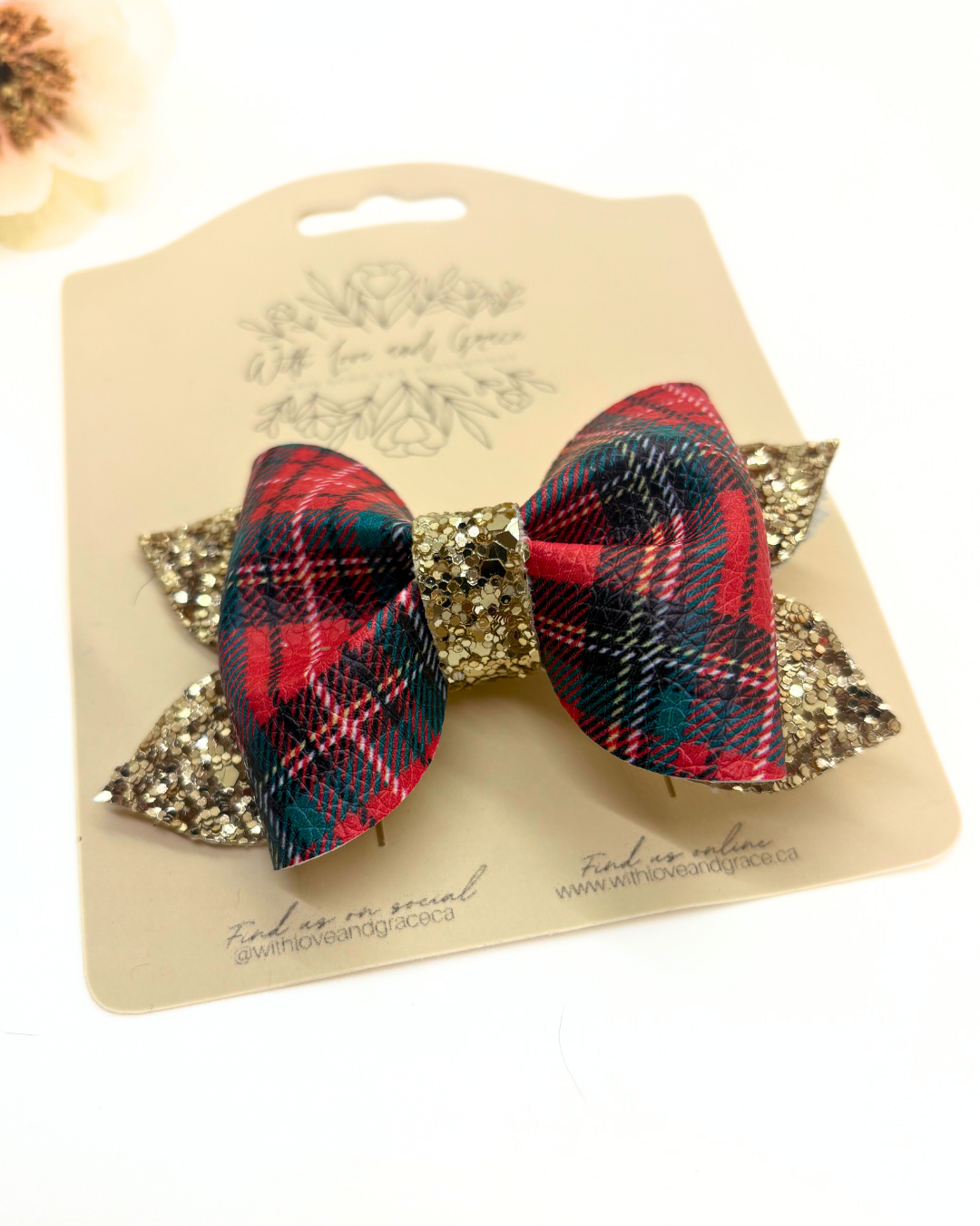 Mad for Plaid Pinch Bows