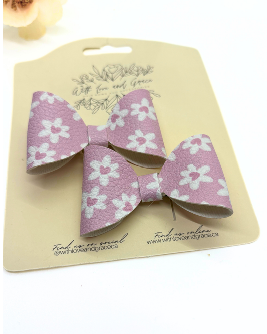 Floral Collection Classic Piggy Bow