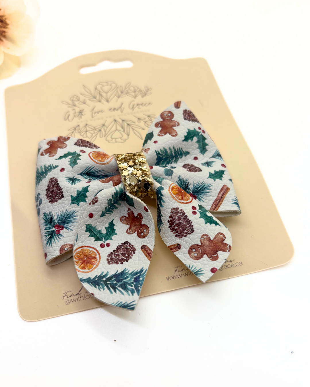 Christmas Treats Sailor Bow