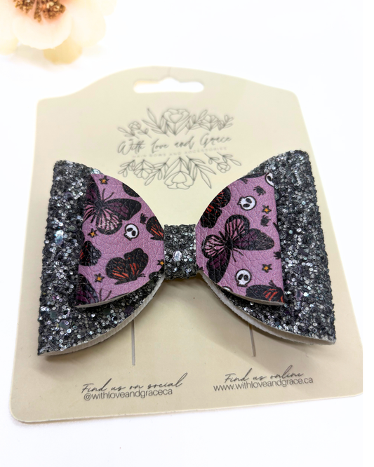 Butterfly Skull Classic Bows